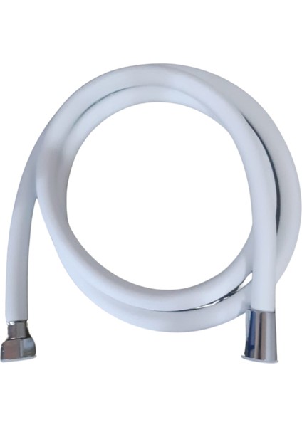 Yumuşak Silikon Duş Hortumu, Esnek, Kopmaz, Kıvrılmayan, Beyaz indirimleri