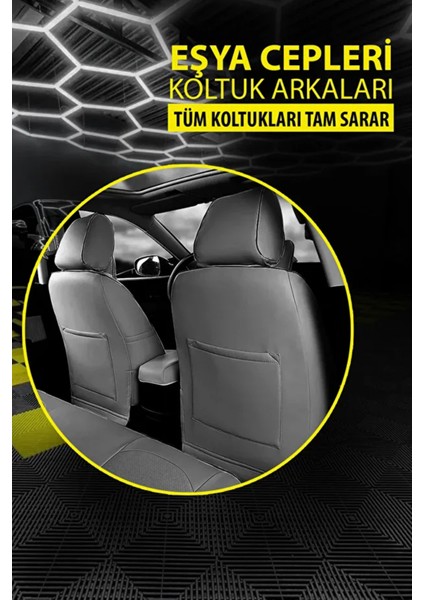 Nissan Rogue I (Facelift 2011) 2.5i (170 Hp) Cvt 2012 Uyumlu Tay Tüyü Serisi Füme Oto Kılıfı Tam Set indirimleri