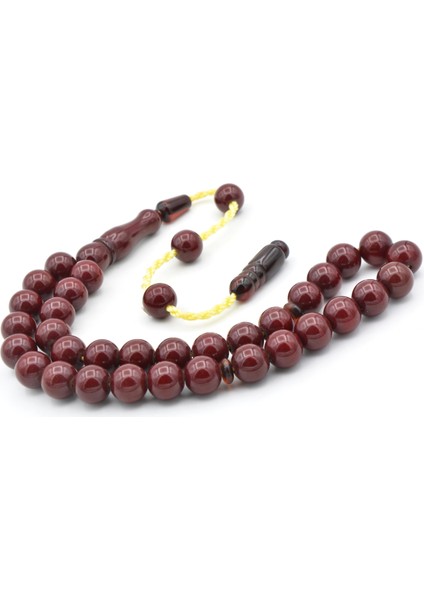 Usta Işi Sistemli Küre Kesim Çubuk Malzeme Sıkma Kehribar Tesbih 092 fiyatları