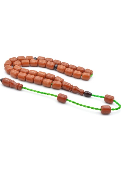 Usta Işi Sistemli Fıçı Kesim Çubuk Malzeme Sıkma Kehribar Tesbih 119