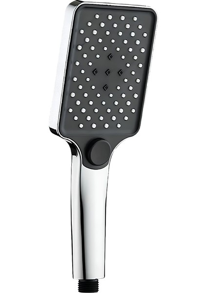 3 Fonksiyon Dikdörtgen Duş Başlığı, Rahat Kullanım ve Tüm Hortumlara Uyumlu