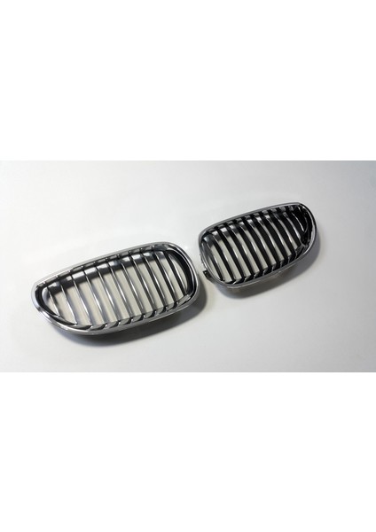 Bmw 5 Serisi E60 E61 2003-2010 Ön Panjur Böbrek Seti Krom