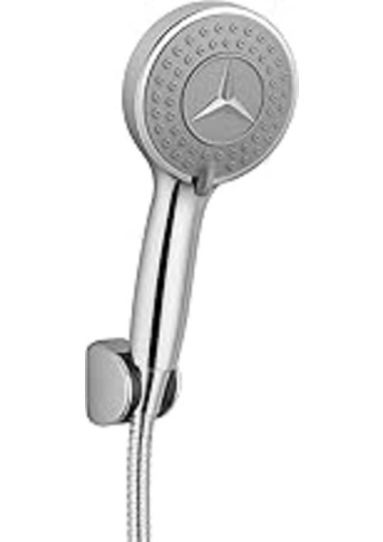 Yıldız Desenli Yüksek Basınçlı Duş Başlığı, Duvara Monte, Çok Renkli