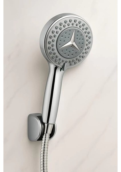 Yıldız Desenli Yüksek Basınçlı Duş Başlığı, Duvara Monte, Çok Renkli fırsatları