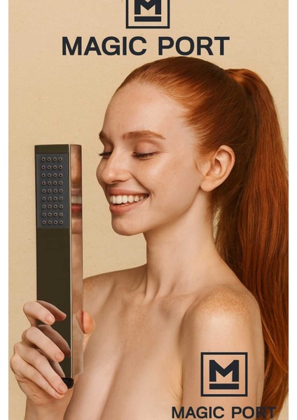 Altın Renkli Şık El Duşu, Kaliteli ve Şık Tasarım, Lüks Banyo Aksesuarı