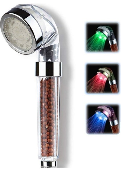 Kinetik Enerjili Boncuklu Ledli Duş Başlığı, Enerji Tasarruflu ve Şık Tasarım