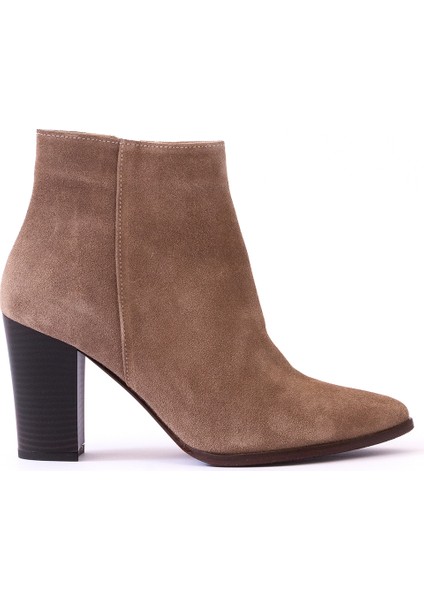 Hakiki Deri Kadın Bot - Kalın Topuk 25HSY2045K