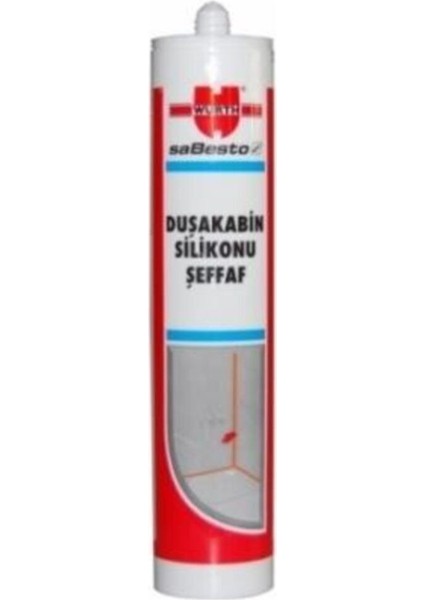 Şeffaf Duşa Kabin Silikonu 310ML, Su Geçirmez ve Dayanıklı Yapı ile Ideal Seçim