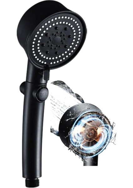 Tazyikli ve Tasarruflu Yüksek Basınçlı Duş Başlığı, Pervaneli Tasarım fiyatları