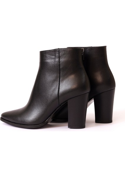 Hakiki Deri Kadın Bot - Kalın Topuk 25HSY2045K modelleri