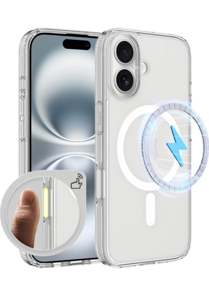 iPhone 16 Magsafe Uyumlu Kılıf | Kristal Şeffaflık & Güçlü Mıknatıs