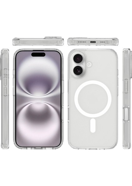 iPhone 16 Magsafe Uyumlu Kılıf | Kristal Şeffaflık & Güçlü Mıknatıs fiyatları