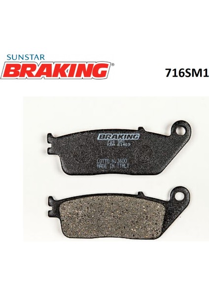 716SM1 1995-1999 Suzuki Gsf 600 Bandit S Ön Fren Balatası