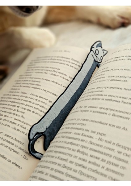 Zombie Cat Kabartmalı Kitap Ayracı modelleri