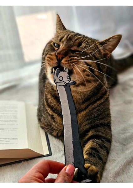 Zombie Cat Kabartmalı Kitap Ayracı fırsatları