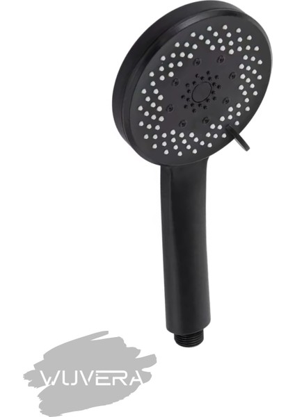 Şık Siyah Fonksiyonlu Duş Başlığı ve Fıskiyesi Seti indirimleri