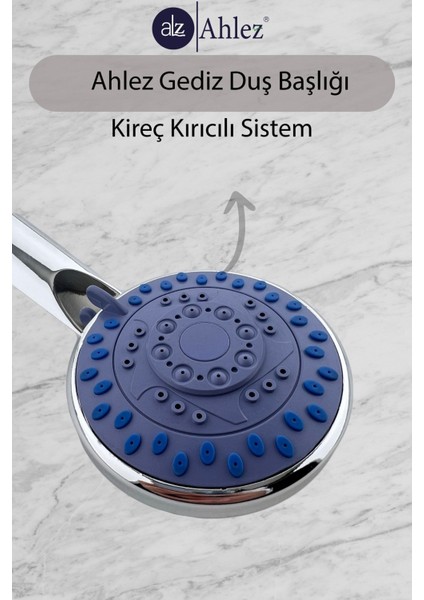 5 Fonksiyonlu Duş Başlığı, Şık ve Kullanışlı, Poşet Ambalajlı fiyatları