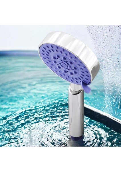 4 Fonksiyonlu Banyo Duş Başlığı, El Fiskiyesi, Mor Renkli indirimleri