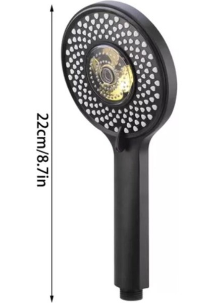 Çift Fonksiyonlu Siyah Turbo Duş Balığı, Pratik ve Şık Tasarım modelleri