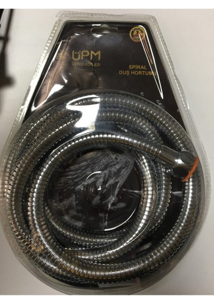 Şık Çelik Spiral Duş Hortumu, Dayanıklı ve Esnek Tasarım