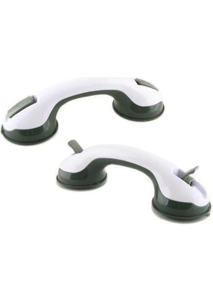 Yeşil Vantuzlu Banyo ve Tuvalet Güvenlik Tutacağı