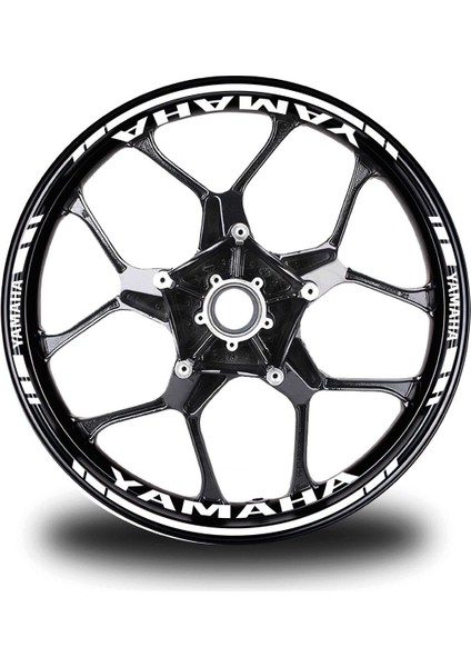 Sarı Yamaha mt 10 Sp Takım Jant Sticker Etiket