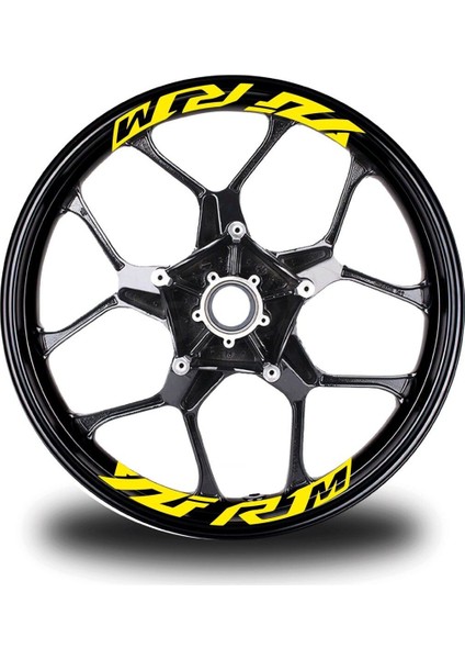 Yzf R1M Yazılı 8li Jant Içi Yazı Sticker Etiket