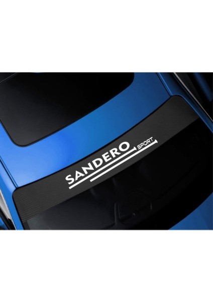 Dacia Sandero Için Özel Yeni Uyumlu Aksesuar Oto Ön Cam Oto Özel Yeni Sticker Karbon fiyatları