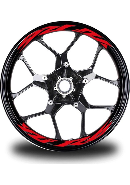 Yzf R6 Yazılı 8li Jant Içi Yazı Sticker Etiket