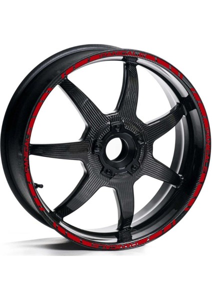 Ducati Panigale Renkli Jant Sticker Etiket Modeli.