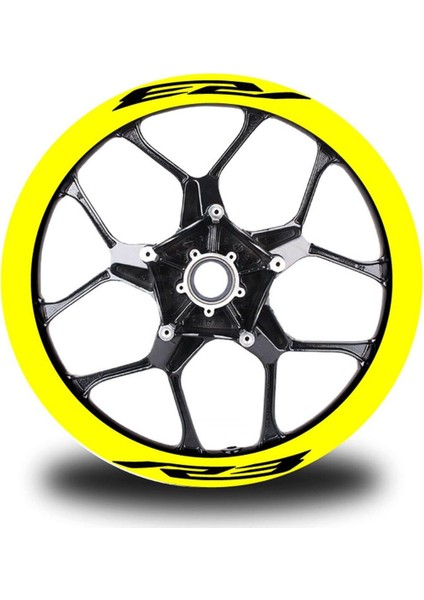 R3 Yazılı 8li Jant Içi Yazı Sticker Etiket