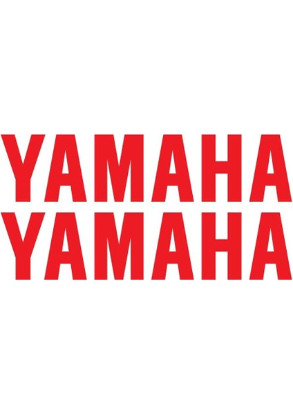 Yamaha Yazılı Mini Sticker Etiket Modeli
