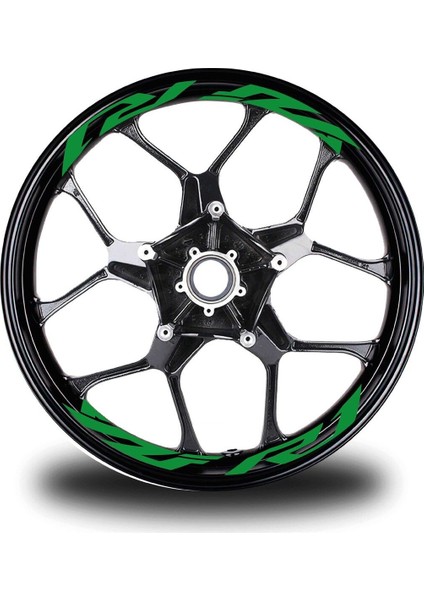 Yzf R1 Yazılı 8li Jant Içi Yazı Sticker Etiket