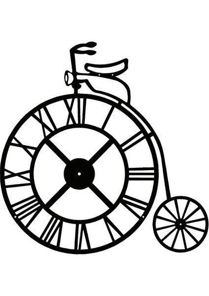 Klasik Bisikletler Model 2 Oto Özel Yeni Sticker 30 x 30 cm