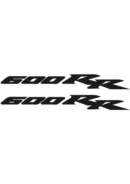 Honda 600RR Yazı Motosiklet Sticker 2 Adet 23 x 2 cm