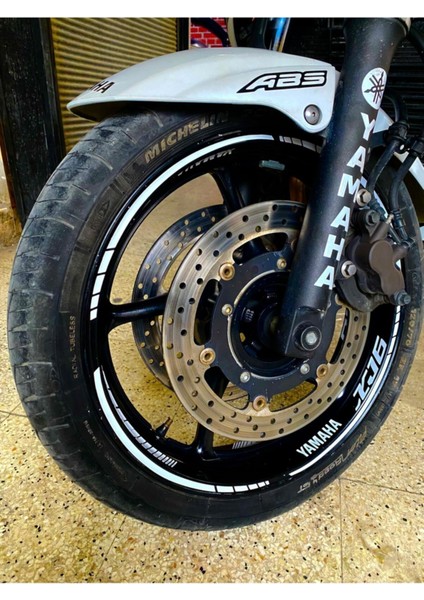 Yeni Özel Motosiklet Jant Şeridi Xj6 Yamaha Uyumlu Kırmızı Sağ-Sol/ön-Arka modelleri