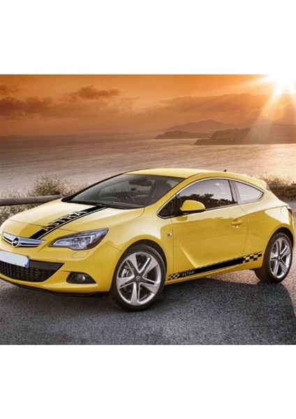 Opel Astra Yan Kapı ve Ön Kaput Sticker Etiket Modeli fiyatları