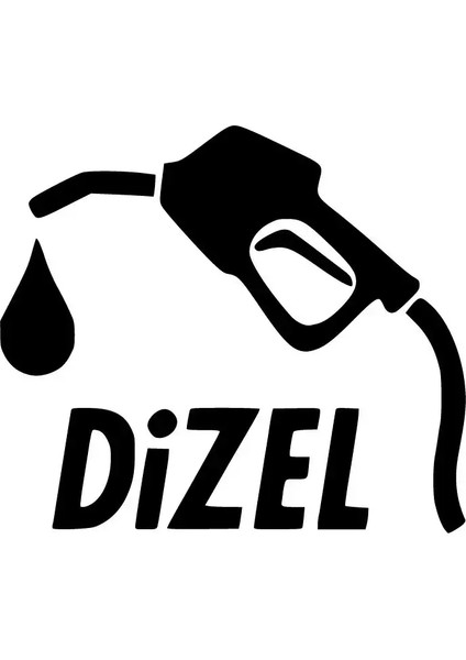 Dizel Pompa Sticker 10 x 10 cm
