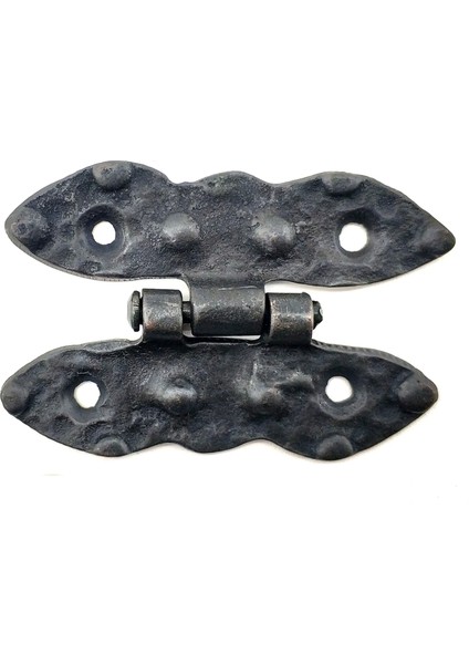 Antika Tarz Dekoratif Pirinç Bodur Menteşe - 75X50 Mm, Oksit - Lisinya