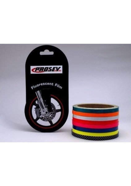 Yeni Özel Motosiklet Jant Şeridi Beyaz