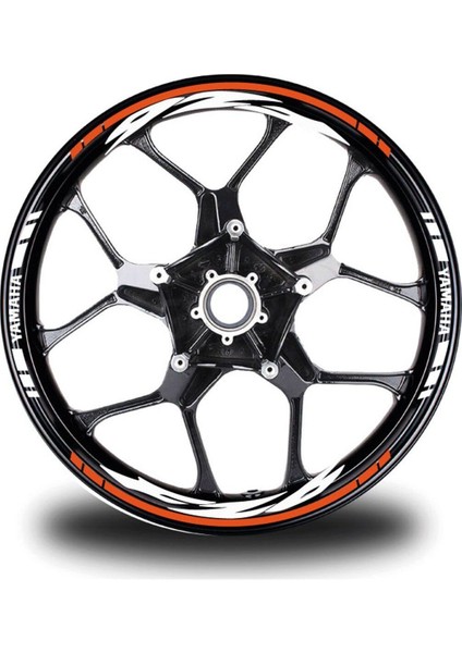 Turuncu Yamaha Fz6 Jant Sticker Etiket