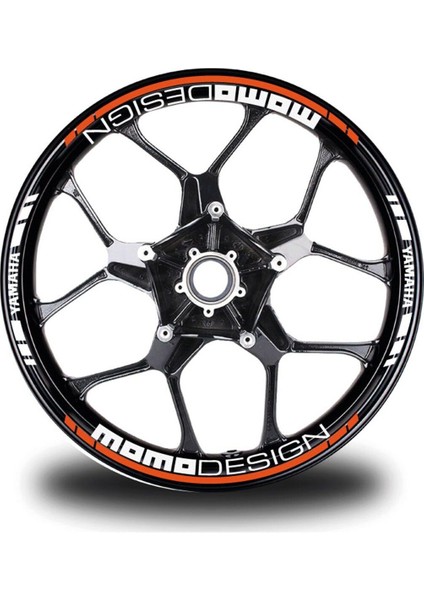 Turuncu Yamaha Yzf R3 Takım Jant Sticker Etiket