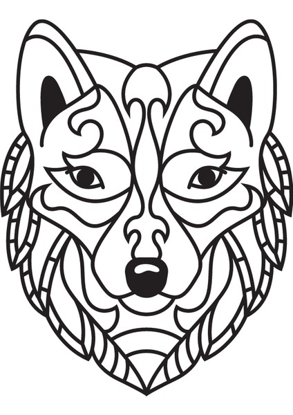 Kurt Tasarım Oto Arka Cam Sticker 20 x 24 cm