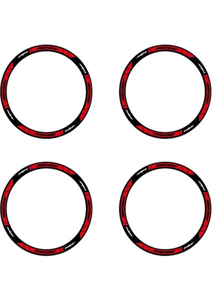 Bajaj RS200 Jant Sticker Baskılı Kırmızı Etiket Modeli modelleri