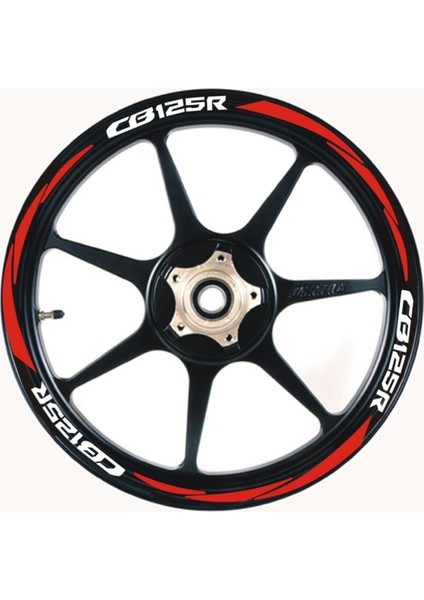 Yeni Özel Motosiklet Jant Şeridi Honda CB125R Uyumlu Sağ-Sol/ön-Arka