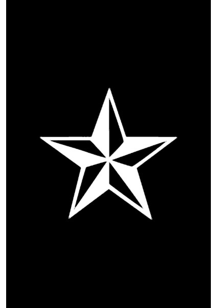 Deniz Yıldızı Tasarım Sticker 30 x 30 cm modelleri