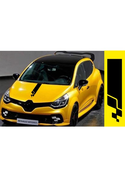 Sport Oto Için Özel Yeni Uyumlu Aksesuar Oto Kaput Şerit Özel Yeni Sticker 70*13 cm