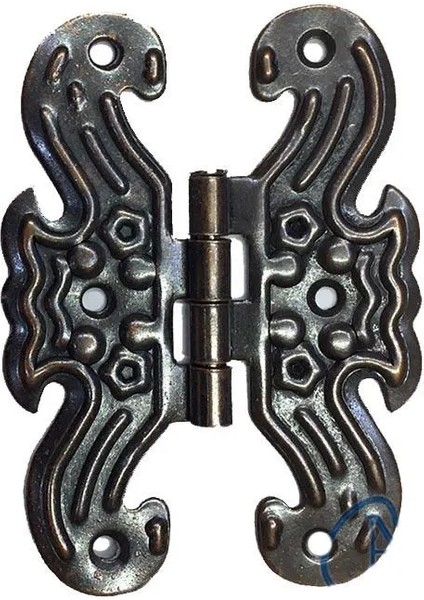 Dekoratif, Sac Kelebek Menteşe - Büyük, Eskitme, 1 Adet - Lisinya