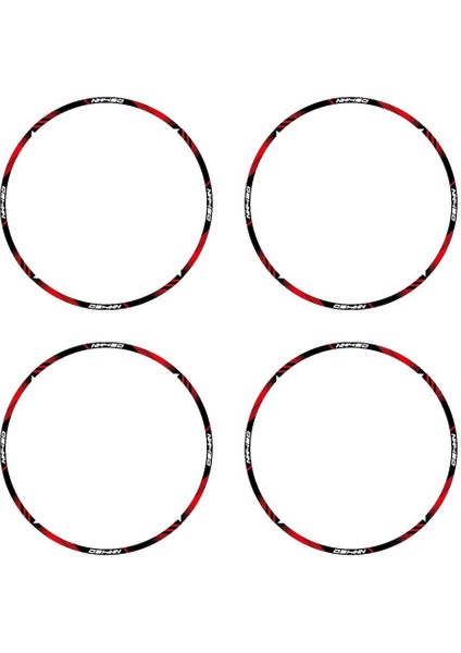 Cfmoto NK450 Sticker Jant Dışı Şerit Baskılı Kırmızı Model modelleri