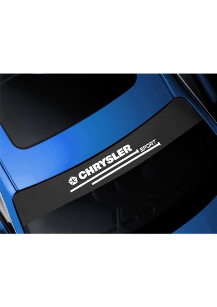 Chrysler Için Özel Yeni Uyumlu Aksesuar Oto Ön Cam Oto Özel Yeni Sticker Karbon fiyatları